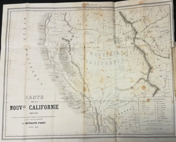 DESCRIPTION DE LA NOUVELLE CALIFORNIE, GEOGRAPHIQUE, POLITIQUE ET MORALE. L'historique …
