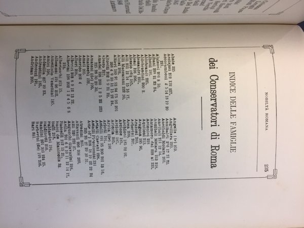 LIBRO D'ORO DEL CAMPIDOGLIO. 1893-1897.