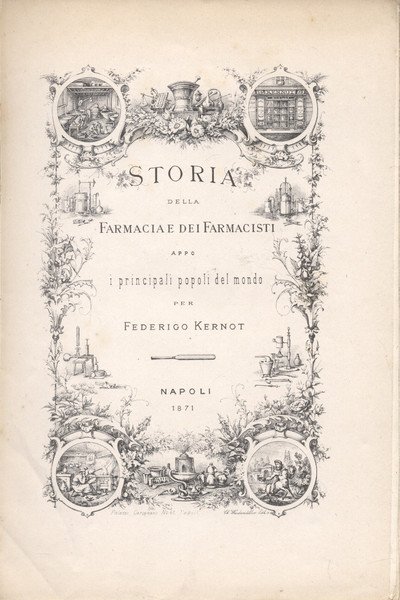 STORIA DELLA FARMACIA E DEI FARMACISTI APPO I PRINCIPALI POPOLI …