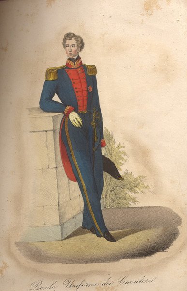 CAMPIONI DEI NUOVI UNIFORMI PER I CAVALIERI, E TAU DELL'INSIGNE …