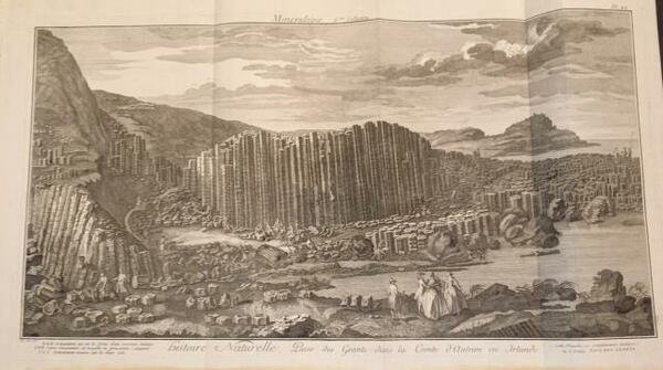 HISTOIRE NATURELLE. Pavé des geants dans la Comté d'Antrim en …