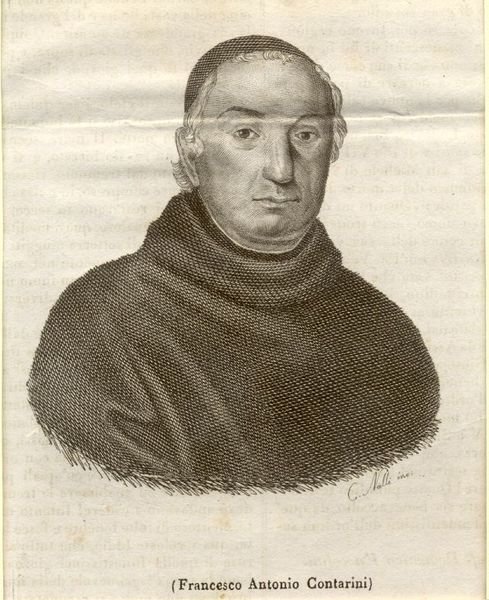 Incisione raffigurante Francesco Antonio Contarini, teologo (Bagnacavallo).