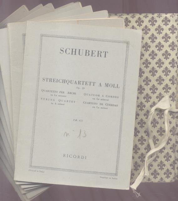 9 QUARTETTI PER ARCHI. 1950-1951.