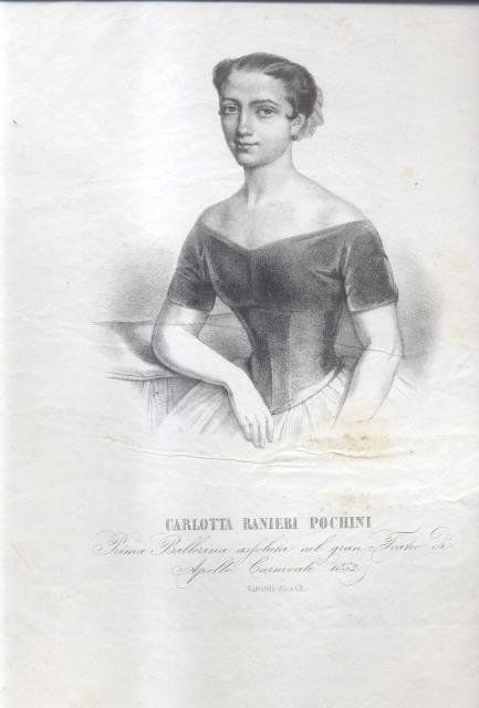 CARLOTTA RANIERI POCHINI PRIMA BALLERINA ASSOLUTA NEL GRAN TEATRO DI …