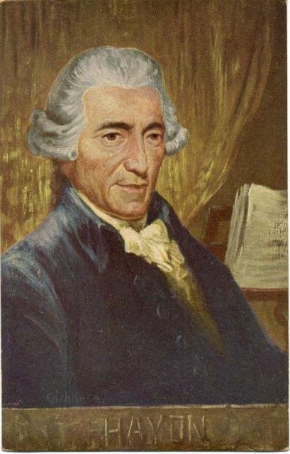 Cartolina postale illustrata raffigurante il musicista Franz Joseph Haydn a …