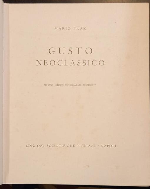 GUSTO NEOCLASSICO.