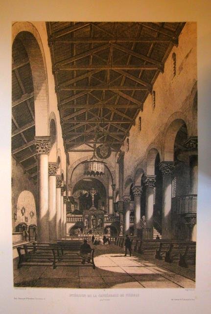 INTERIEUR DE LA CATHEDRALE DE FIESOLE. Pres Firenze. Riproduzione tratta …