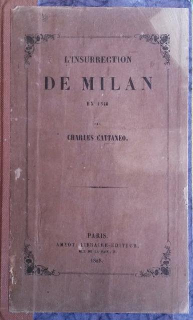 L'INSURRECTION DE MILAN EN 1848.