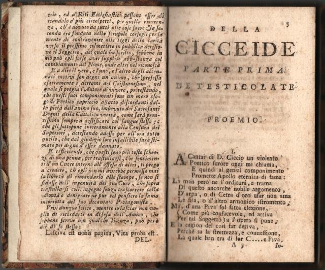 LA CICCEIDE LEGITTIMA. In questa terza impressione ordinatamente