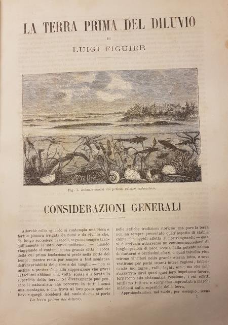 LA TERRA PRIMA DEL DILUVIO / L'UOMO PRIMITIVO / LE …
