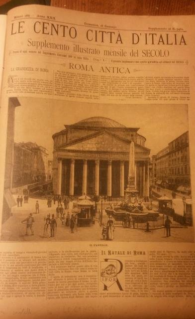 LE CENTO CITTA' D'ITALIA. Supplemento mensile illustrato del "Secolo". 1887-1899.