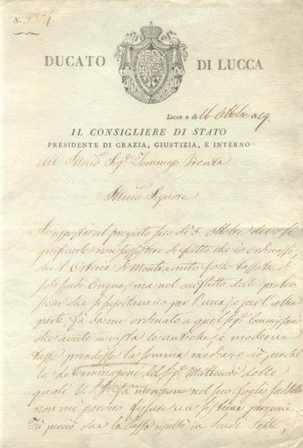 Lettera autografa firmata di A.M. Di Poggio, su carta intestata …