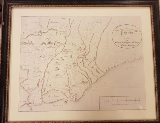 PIANTA DEI CONTORNI DI LIVORNO, DI LIMONE, DI STAGNO E … | Immagine Gallery 1