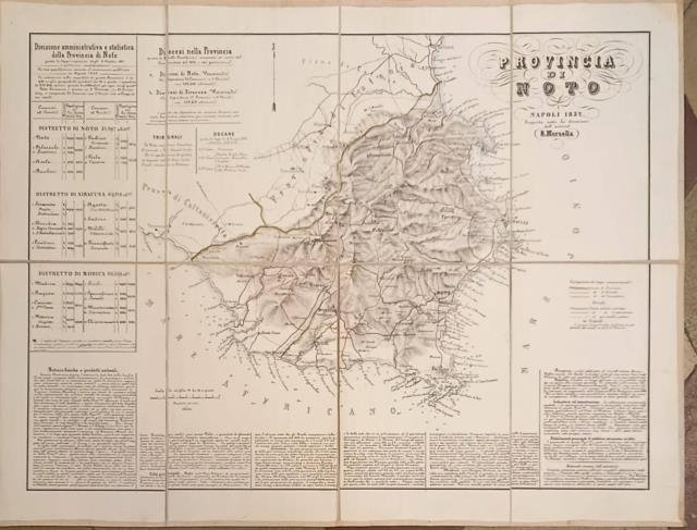 PROVINCIA DI NOTO. Eseguita sotto la direzione dell'Autore B. Marzolla.