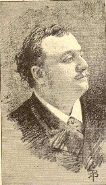 Ritratto del M°Augusto Rotoli (Roma, 1847-1904).