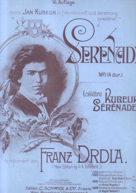 SERENADE N°1: KUBELIK SÉRÉNADE. Riduzione per Violino con accompagnamento di …