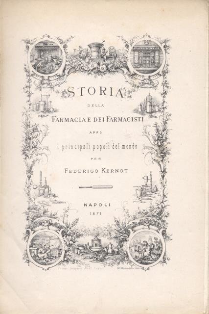 STORIA DELLA FARMACIA E DEI FARMACISTI APPO I PRINCIPALI POPOLI …