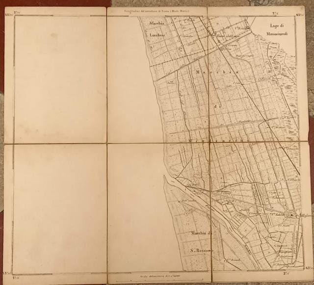 TORRE DEL LAGO. Carta a cura dell'Istituto Geografico Militare. 1880 …