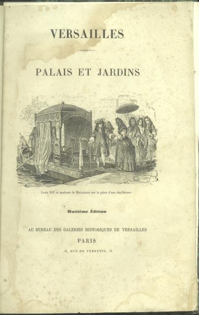 VERSAILLES. Palais et Jardins. 1880 circa.