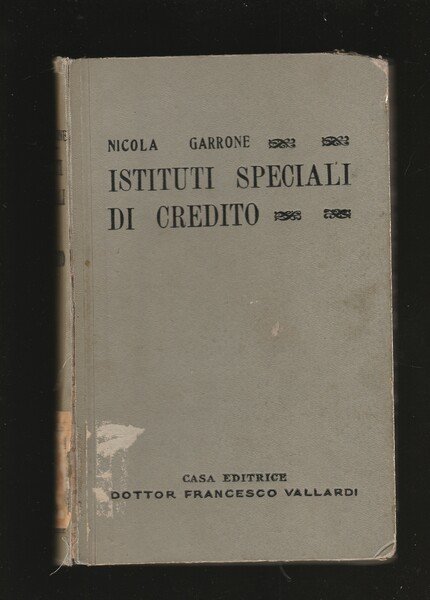 Istituti speciali di Credito.