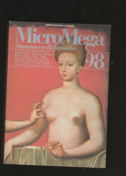 Almanacco di filosofia. Micro Mega. Rivista bimestrale n.2/98.