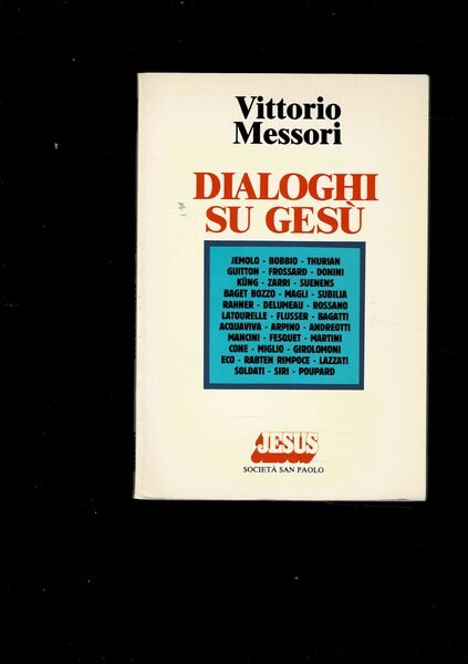 Dialoghi su Gesù.
