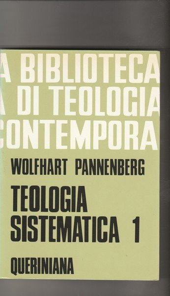 Teologia sistematica 1.