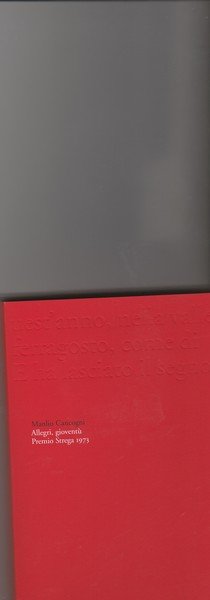 Allegri, gioventu'. Premio Strega 1973. Prefazione di Benedetta Centovalli.