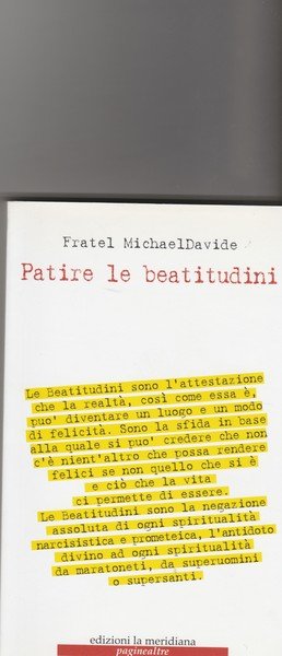 Patire le beatitudini.