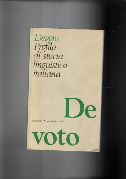 Profilo di storia linguistica italiana.
