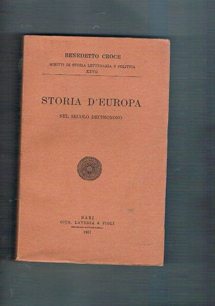 Storia d'Europa nel secolo decimonono. Quarta edzione.