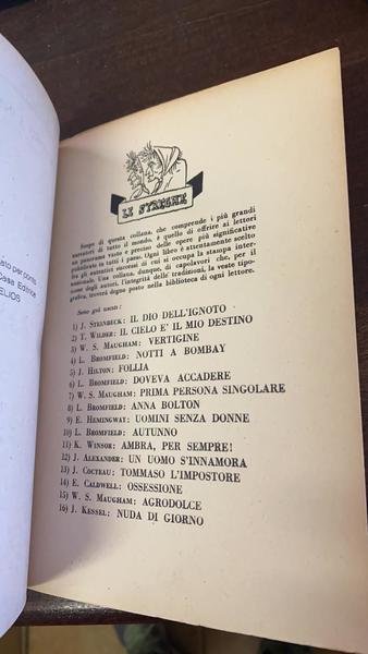 Tommaso l'impostore. Romanzo. Prima ediz. italian.