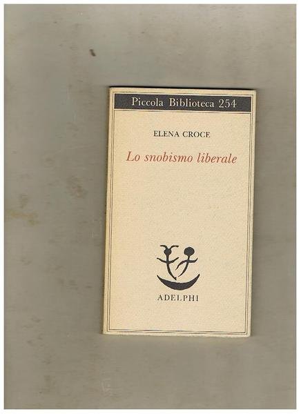 Lo snobismo liberale. | Immagine principale