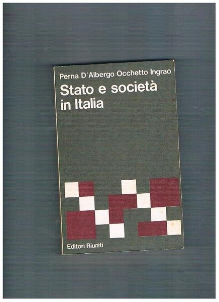 Stato e società in Italia.