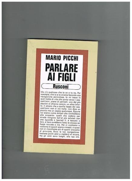 Parlare ai figli.