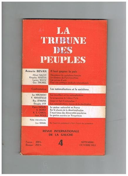 La tribune des peuples, world view, la revue internationale de … | Immagine principale