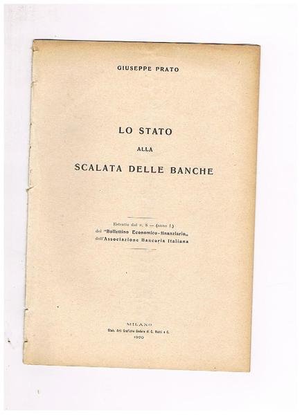 Lo stato alla scalata delle banche. Estratto.