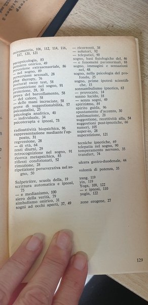 Sogno, ipnosi, suggestione nelle interpretazioni delle moderne teorie psicologiche.