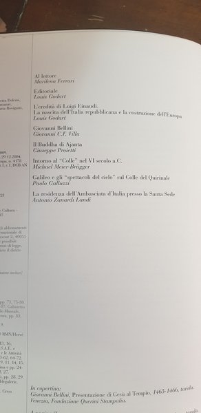 Il Quirinale rivista d'arte e storia semestrale anno V° n° …