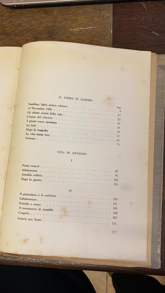 Vita di Sandro e di Arnaldo. Volume I° egli scritti …
