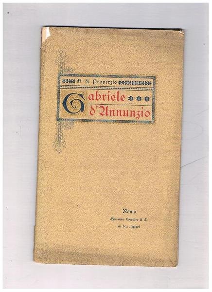Gabriele D'Annunzio.