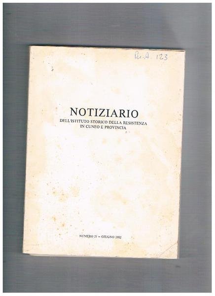 Notiziario dell'Istituto Storico della Resistenza in Cuneo e provincia n° …