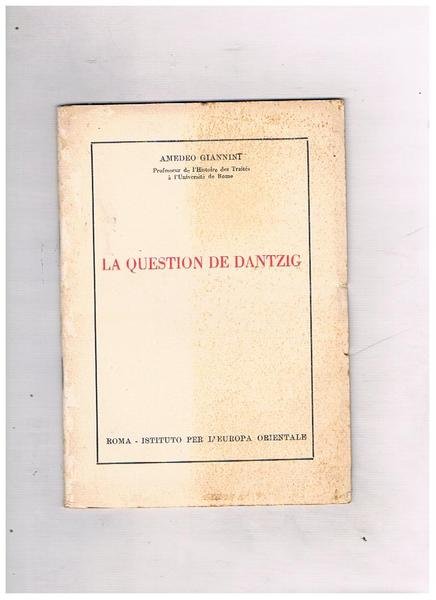 La question de Dantzig.
