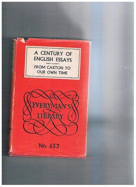 A Century of English Essays.