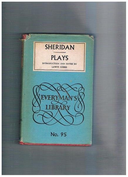 Sheridan's Plays, introduction and notes by Lewis Gibbs.