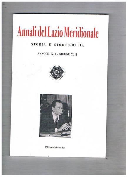 Annali del lazio meridionale storia e storiografia anno XI n° …