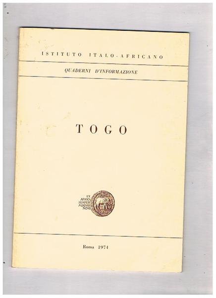 Togo (République Togolaise) breve monografia economico finanziaria.