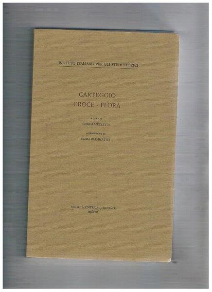 Carteggio Croce-Flora.