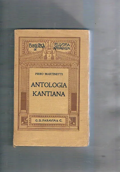 Antologia kantiana.