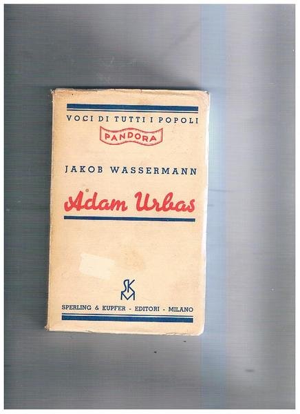 Adam Urbans. Traduzione di marianna Cavalieri.